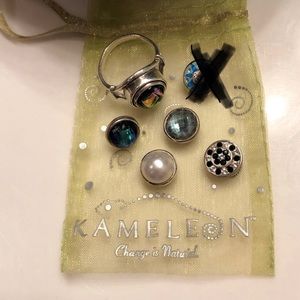Kameleon Ring (size 8) & Jewel Pops